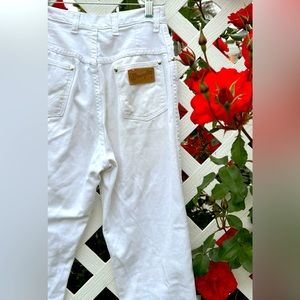 White vintage Wranglers